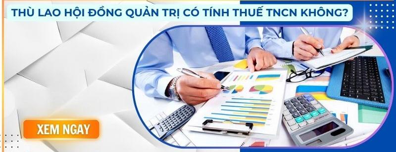 Hạch toán thù lao hội đồng quản trị