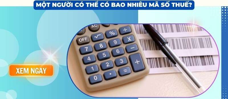 một người có bao nhiêu mã số thuế